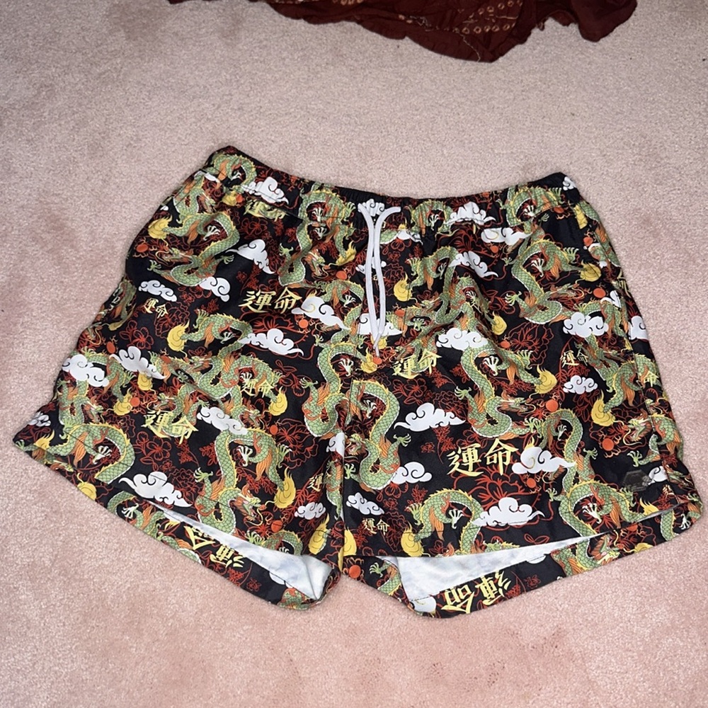 Zumiez Empyre Kids Ollie Dragon Black Board Shorts Swim Trunks - Picture 2 of 8